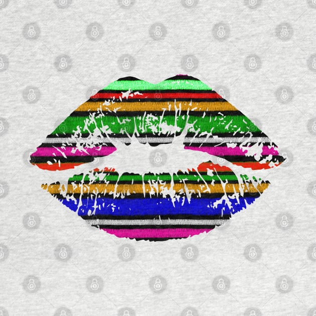 Serape Lips by Satic